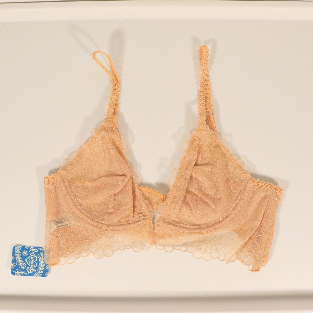 NWT Free People Lucia Bra in Wheat Sunset - Picture 11 of 16